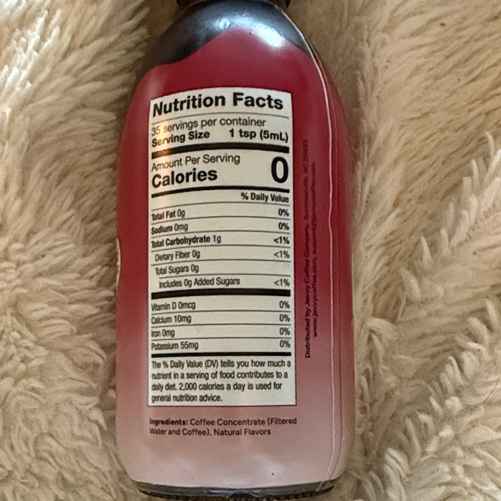 Chocolate Raspberry Truffle Coffee Concentrate - Raspberry (Unsweetened) - Picture 2 of 2